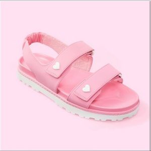 Stoney clover X Target limited edition pink sandals